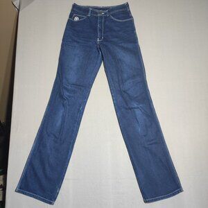 Branded Lion jeans women's 28 Tall ink blue straight leg